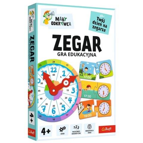 Gra dla dzieci Zegar Mały Odkrywca Trefl 02809 Gra dla dzieci Zegar Mały Odkrywca Trefl 02809