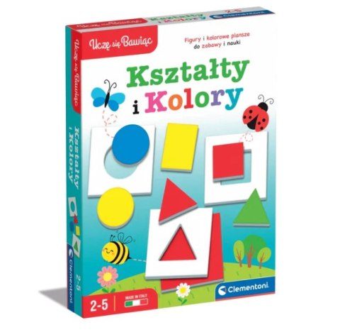 Gra edukacyjna Kształty i Kolory Uczę się Bawiąc Język Polski Clementoni 50764 Gra edukacyjna Kształty i Kolory Uczę się Bawiąc Język Polski Clementoni 50764