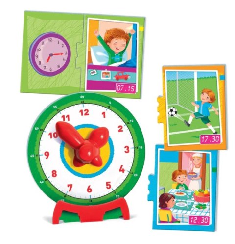 Gra edukacyjna Puzzle Która Jest Godzina? Zegarek Uczę się Bawiąc Język Polski Clementoni 50771 Gra edukacyjna Puzzle Która Jest Godzina? Zegarek Uczę się Bawiąc Język Polski Clementoni 50771