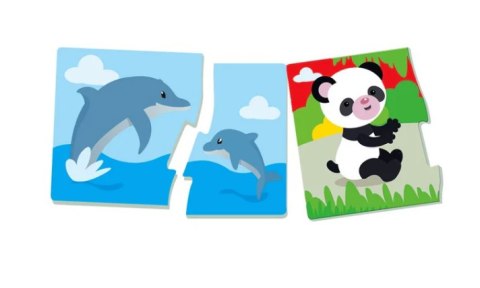 Gra edukacyjna Puzzle Mamy i Dzieci Język Polski Zwierzęta Uczę się Bawiąc Clementoni 50763 Gra edukacyjna Puzzle Mamy i Dzieci Język Polski Zwierzęta Uczę się Bawiąc Clementoni 50763