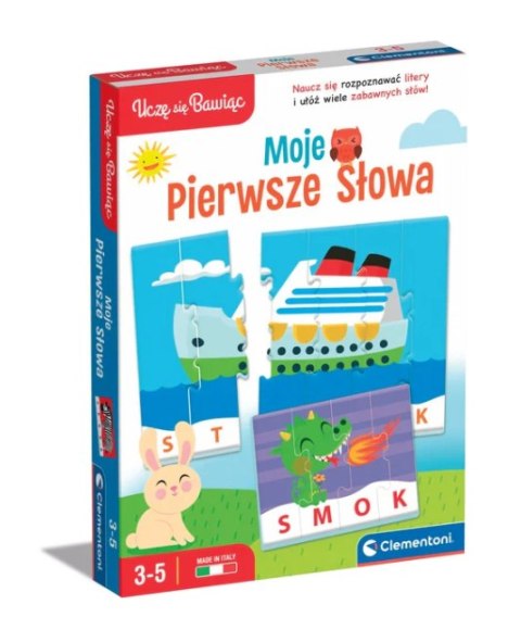 Gra edukacyjna Puzzle Moje Pierwsze Słowa Uczę się Bawiąc Język Polski Clementoni 50770 Gra edukacyjna Puzzle Moje Pierwsze Słowa Uczę się Bawiąc Język Polski Clementoni 50770