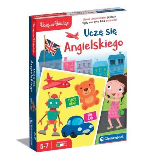 Gra edukacyjna Uczę Się Angielskiego Uczę się Bawiąc Język Polski Clementoni 50769 Gra edukacyjna Uczę Się Angielskiego Uczę się Bawiąc Język Polski Clementoni 50769
