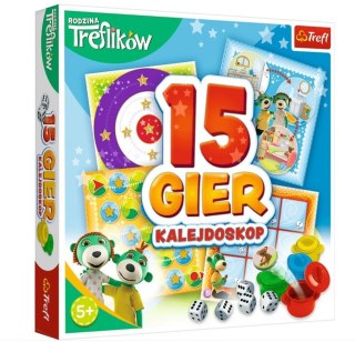 Gra planszowa 15 gier Rodzina Treflików Trefl 02823