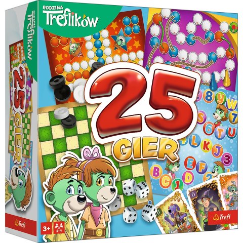 Gra rodzinna Kalejdoskop 25 gier Rodzina Treflików Trefl 02824 Gra rodzinna Kalejdoskop 25 gier Rodzina Treflików Trefl 02824