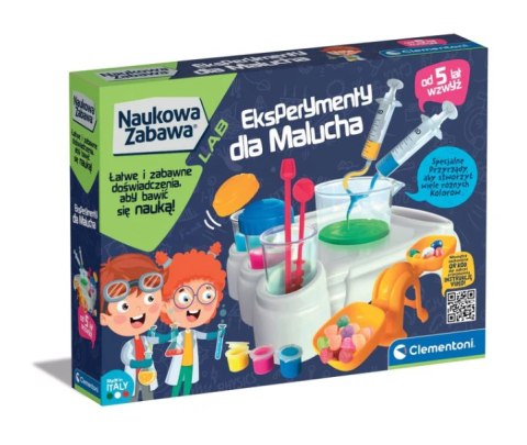 Naukowa Zabawa Eksperymenty Dla Malucha Język Polski Clementoni 50895 Naukowa Zabawa Eksperymenty Dla Malucha Język Polski Clementoni 50895
