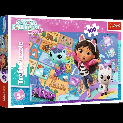 Puzzle - 100 - Przyjaźń w kocim domku - Koci Domek Gabi - Trefl 16515 Puzzle - 100 - Przyjaźń w kocim domku - Koci Domek Gabi - Trefl 16515