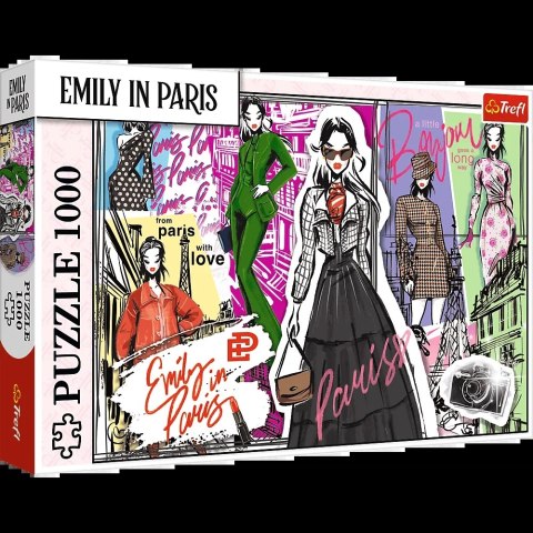 Puzzle - 1000 - Emily w Paryżu: Modowe Inspiracje - Trefl 10967 Puzzle - 1000 - Emily w Paryżu: Modowe Inspiracje - Trefl 10967