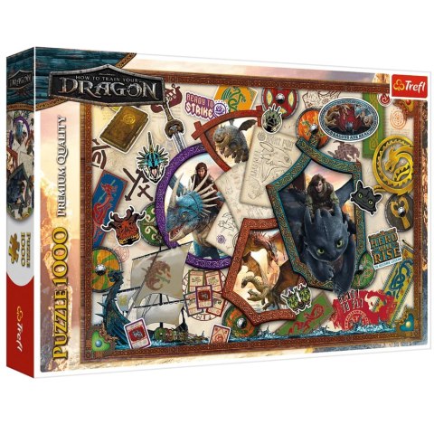Puzzle - 1000 - Jak wytresować Smoka - Bohaterowie - Trefl 10959 Puzzle - 1000 - Jak wytresować Smoka - Bohaterowie - Trefl 10959