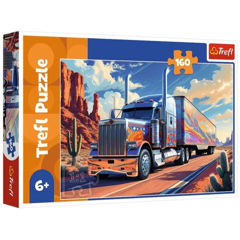 Puzzle - 160 - Ciężarówka w trasie - Trefl 15413 Puzzle - 160 - Ciężarówka w trasie - Trefl 15413