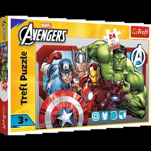 Puzzle - 24 Maxi - Zawsze sprawiedliwi - Disney Marvel The Avengers - Trefl 14378 Puzzle - 24 Maxi - Zawsze sprawiedliwi - Disney Marvel The Avengers - Trefl 14378