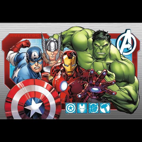 Puzzle - 24 Maxi - Zawsze sprawiedliwi - Disney Marvel The Avengers - Trefl 14378 Puzzle - 24 Maxi - Zawsze sprawiedliwi - Disney Marvel The Avengers - Trefl 14378