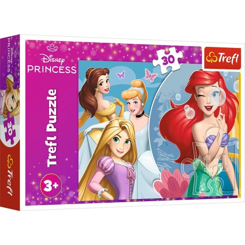 Puzzle - 30 - Piękny dzień księżniczek - Disney Princess - Trefl 18308 Puzzle - 30 - Piękny dzień księżniczek - Disney Princess - Trefl 18308