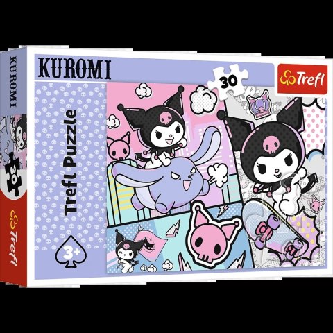 Puzzle - 30 - Zabawy z Kuromi - Hello Kitty - Trefl 18325 Puzzle - 30 - Zabawy z Kuromi - Hello Kitty - Trefl 18325