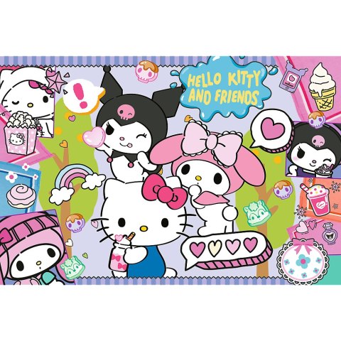 Puzzle - 300 - Szalone trio - Hello Kitty - Trefl 23039 Puzzle - 300 - Szalone trio - Hello Kitty - Trefl 23039