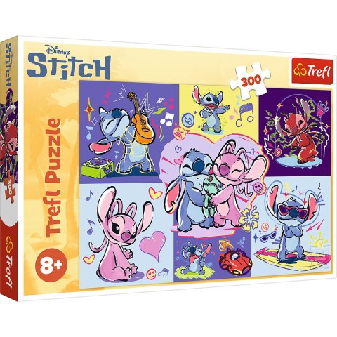 Puzzle - 300 - Zakręcony Stitch - Disney Lilo and Stitch - Trefl 23033 Puzzle - 300 - Zakręcony Stitch - Disney Lilo and Stitch - Trefl 23033