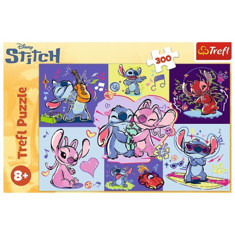 Puzzle - 300 - Zakręcony Stitch - Disney Lilo and Stitch - Trefl 23033 Puzzle - 300 - Zakręcony Stitch - Disney Lilo and Stitch - Trefl 23033
