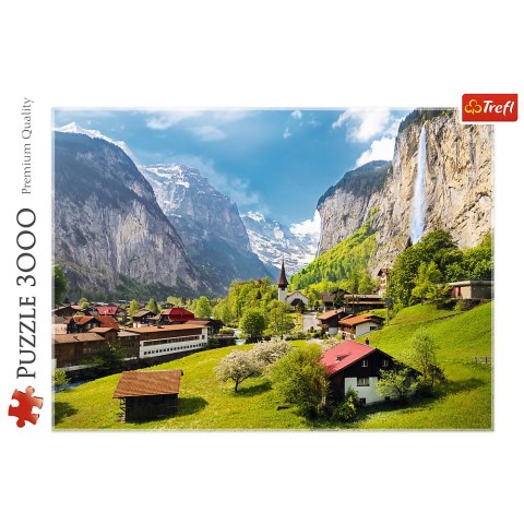 Puzzle - 3000 - Lauterbrunnen - Szwajcaria - Trefl 33076 Puzzle - 3000 - Lauterbrunnen - Szwajcaria - Trefl 33076