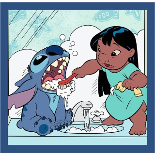 Puzzle - 3w1 (20, 36, 50) - Czas ze Stitchem - Lilo and Stitch - Trefl 34896