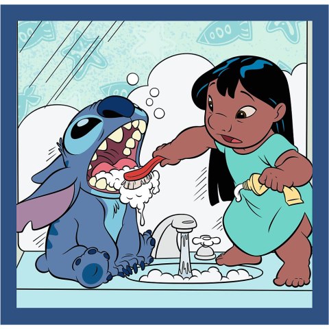 Puzzle - 3w1 (20, 36, 50) - Czas ze Stitchem - Lilo and Stitch - Trefl 34896 Puzzle - 3w1 (20, 36, 50) - Czas ze Stitchem - Lilo and Stitch - Trefl 34896