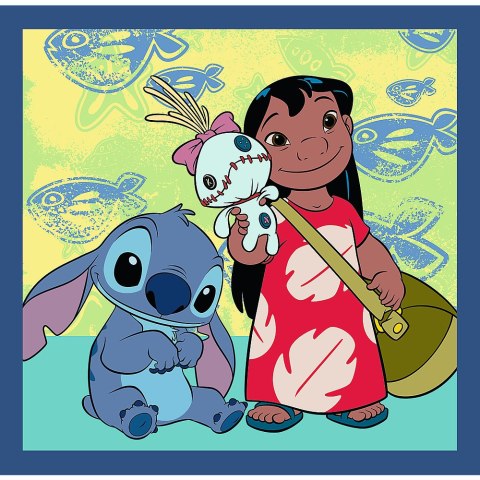 Puzzle - 3w1 (20, 36, 50) - Czas ze Stitchem - Lilo and Stitch - Trefl 34896 Puzzle - 3w1 (20, 36, 50) - Czas ze Stitchem - Lilo and Stitch - Trefl 34896