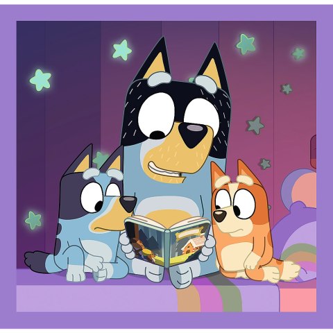 Puzzle - 3w1 (20, 36, 50) - Poznaj Bluey - Trefl 34895 Puzzle - 3w1 (20, 36, 50) - Poznaj Bluey - Trefl 34895