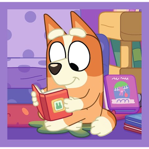 Puzzle - 3w1 (20, 36, 50) - Poznaj Bluey - Trefl 34895 Puzzle - 3w1 (20, 36, 50) - Poznaj Bluey - Trefl 34895