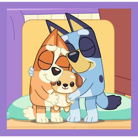 Puzzle - 3w1 (20, 36, 50) - Poznaj Bluey - Trefl 34895 Puzzle - 3w1 (20, 36, 50) - Poznaj Bluey - Trefl 34895