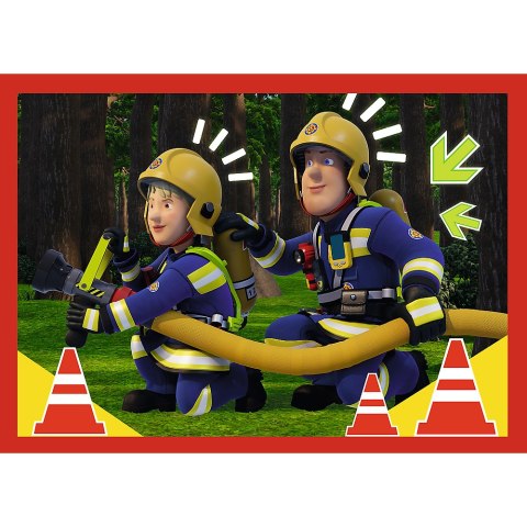 Puzzle - 4w1 (12, 15, 20, 24) - Przygody strażaka Sama - Strażak Sam - Trefl 34632 Puzzle - 4w1 (12, 15, 20, 24) - Przygody strażaka Sama - Strażak Sam - Trefl 34632