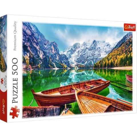 Puzzle - 500 - Jezioro Braies - Włochy - Trefl 37486 Puzzle - 500 - Jezioro Braies - Włochy - Trefl 37486