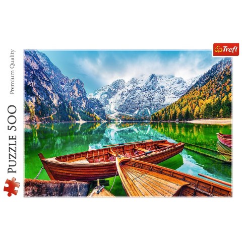 Puzzle - 500 - Jezioro Braies - Włochy - Trefl 37486 Puzzle - 500 - Jezioro Braies - Włochy - Trefl 37486