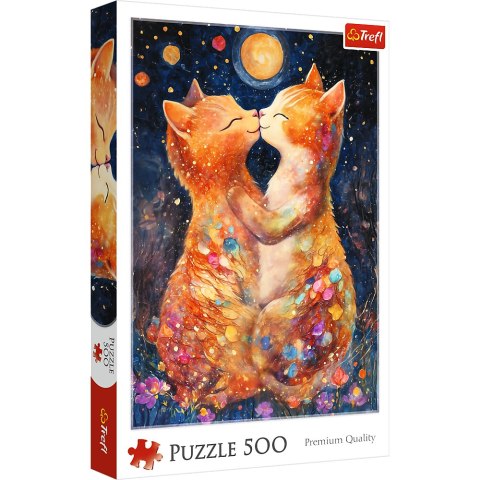 Puzzle - 500 - Pocałunek w Świetle księżyca - Trefl 37546 Puzzle - 500 - Pocałunek w Świetle księżyca - Trefl 37546