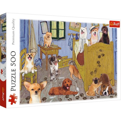 Puzzle - 500 - Pokój van Gogha - Psia Rewolucja - Trefl 37539 Puzzle - 500 - Pokój van Gogha - Psia Rewolucja - Trefl 37539