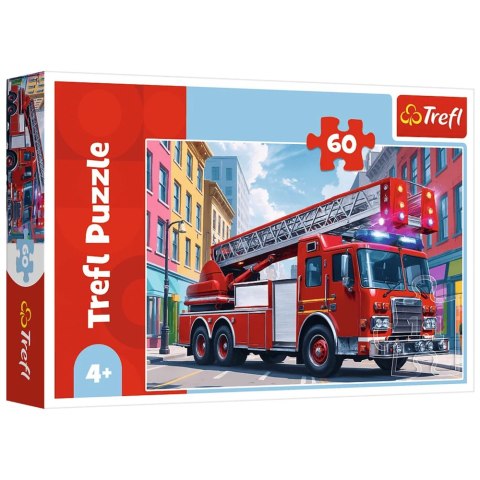 Puzzle - 60 - Wóz strażacki - Trefl 17405 Puzzle - 60 - Wóz strażacki - Trefl 17405
