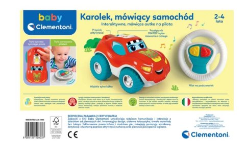 Zdalnie Sterowany Mówiący Karolek Samochód Na Pilota Język Polski Clementoni 50803 Zdalnie Sterowany Mówiący Karolek Samochód Na Pilota Język Polski Clementoni 50803