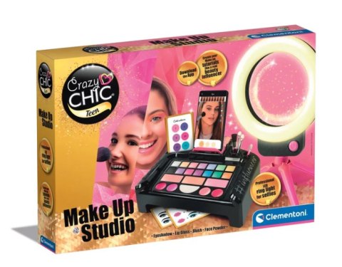 Crazy Chic Zestaw do Makijażu Studio Make Up Uchwyt na Telefon Clementoni 16653 Crazy Chic Zestaw do Makijażu Studio Make Up Uchwyt na Telefon Clementoni 16653