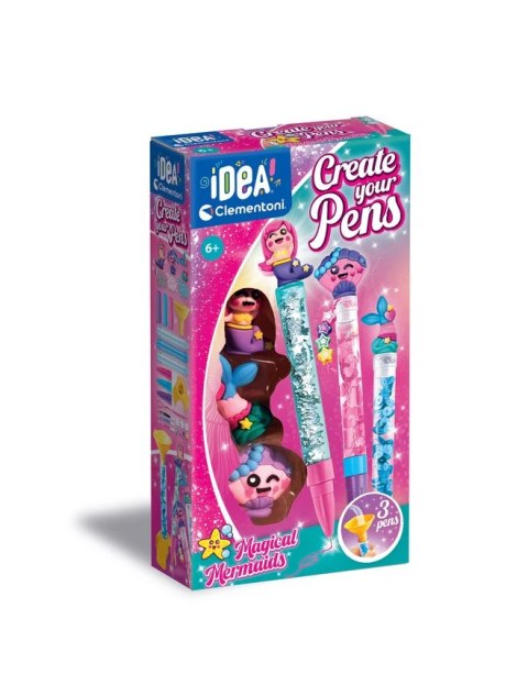 Idea Art Zestaw Mini Fabryka Długopisów Syrenki Clementoni 18159 Idea Art Zestaw Mini Fabryka Długopisów Syrenki Clementoni 18159