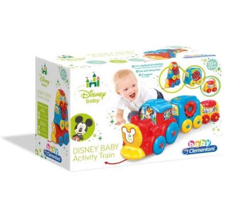 Zestaw Pociąg Lokomotywa Wagoniki Myszka Miki Baby Disney Clementoni 17168 Zestaw Pociąg Lokomotywa Wagoniki Myszka Miki Baby Disney Clementoni 17168