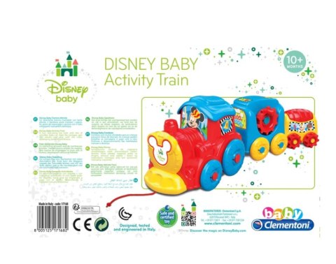 Zestaw Pociąg Lokomotywa Wagoniki Myszka Miki Baby Disney Clementoni 17168 Zestaw Pociąg Lokomotywa Wagoniki Myszka Miki Baby Disney Clementoni 17168