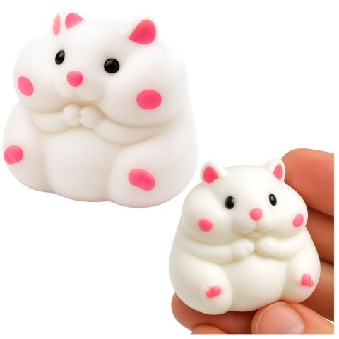 Gniotek Miękki Chomik Sensoryczny Antystersowy Squishy Biały 5cm Gniotek Miękki Chomik Sensoryczny Antystersowy Squishy Biały 5cm