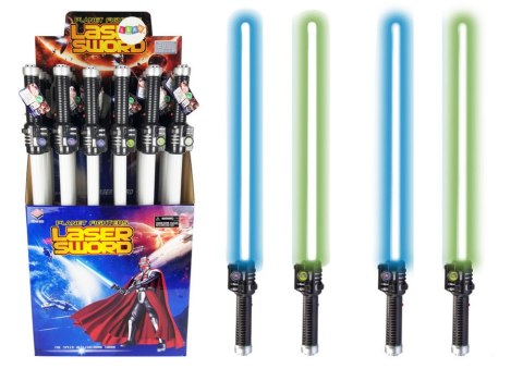 Kosmiczny Miecz Świetlny Dźwięk Bitwy Zielony Niebieski 67cm Kosmiczny Miecz Świetlny Dźwięk Bitwy Zielony Niebieski 67cm