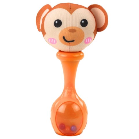 Zestaw Grzechotki Sensoryczne Z Miękką Piłeczką Małpka Panda 2szt