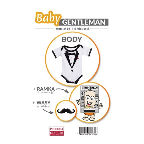 Baby Gadgets Baby Gentleman - Body - Rozmiar 68
