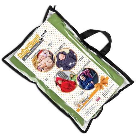 Baby Gadgets Kocyk z rękawami kapturem Czerwony dla dziecka