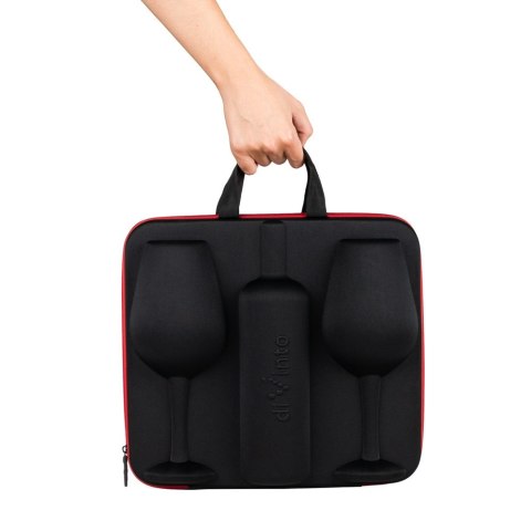 DiVinto Etui na wino + 2 kieliszki Who cares na Walentynki