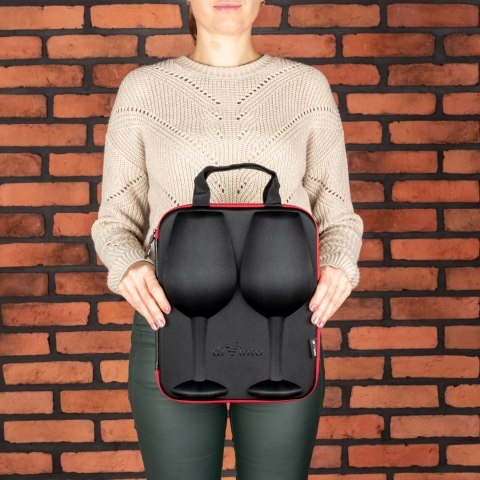 DiVinto Etui z kieliszkami do wina zestaw rocznica