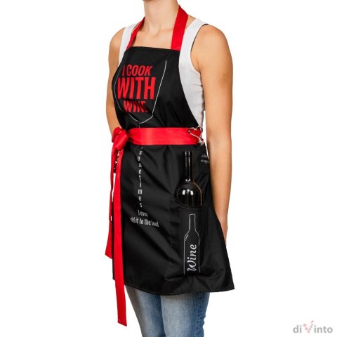 DiVinto Fartuszek dla gotującej KOBIETY kuchenny POLSKI