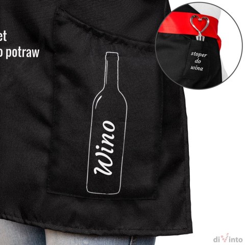 DiVinto Fartuszek dla gotującej KOBIETY kuchenny POLSKI