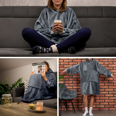 Froster Bluzair Koco Bluza Oversize z Kapturem Polska 4w1