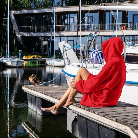 Froster Bluzair SUPER MAMA - Bluza koc - Czerwony - prezent na dzień mamy