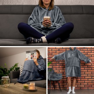 Froster Bluzair SUPER MAMA - Bluza koc - Szary - prezent na dzień mamy